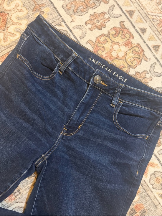 American Eagle Outfitters Denim - American Eagle Outfitters Women’s Dark Blue High-Rise Jeans